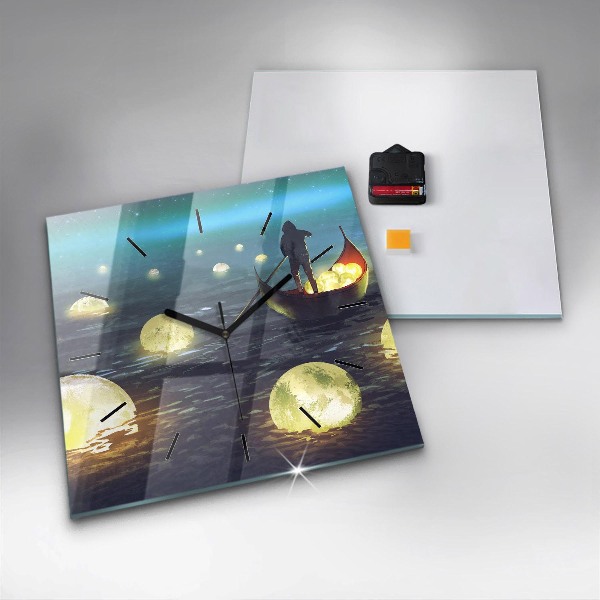 Reloj de pared cuadrado Abstracción