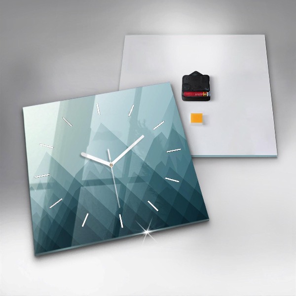 Reloj de pared cuadrado Figuras geométricas
