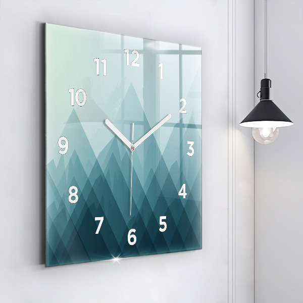 Reloj de pared cuadrado Figuras geométricas
