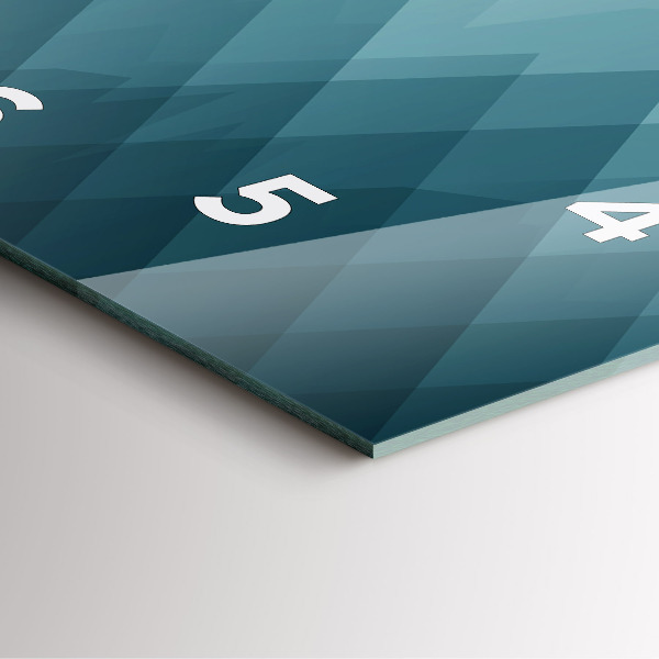 Reloj de pared cuadrado Figuras geométricas