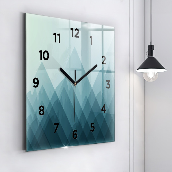 Reloj de pared cuadrado Figuras geométricas