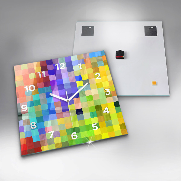 Reloj cuadrado Composición de cuadrados