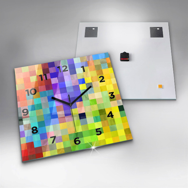 Reloj cuadrado Composición de cuadrados