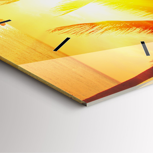 Reloj cuadrado Vacaciones Descanso Verano