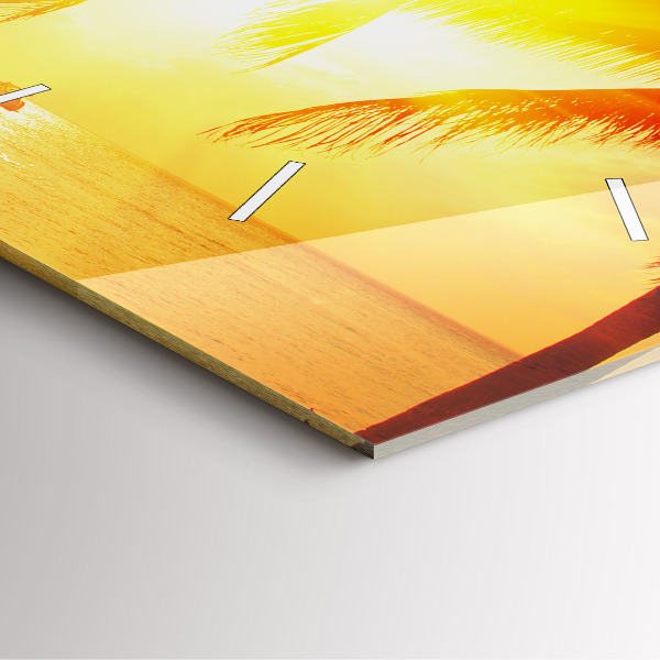 Reloj cuadrado Vacaciones Descanso Verano