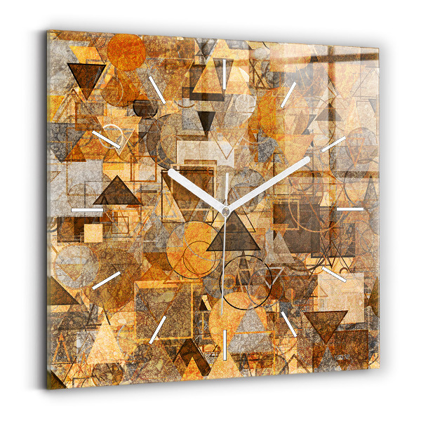 Reloj de pared cuadrado Formas geométricas