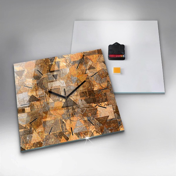 Reloj de pared cuadrado Formas geométricas