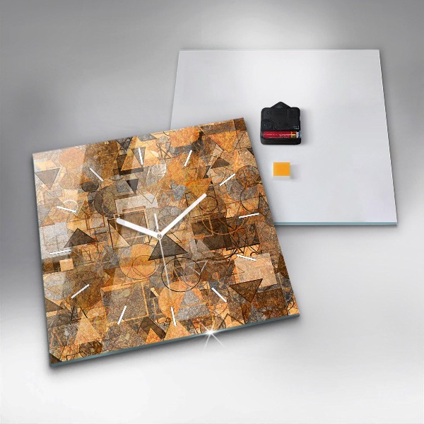 Reloj de pared cuadrado Formas geométricas