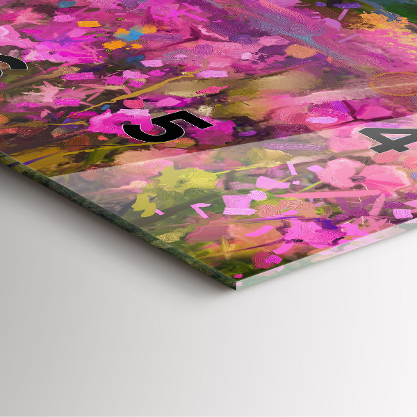 Reloj cuadrado Pradera al atardecer