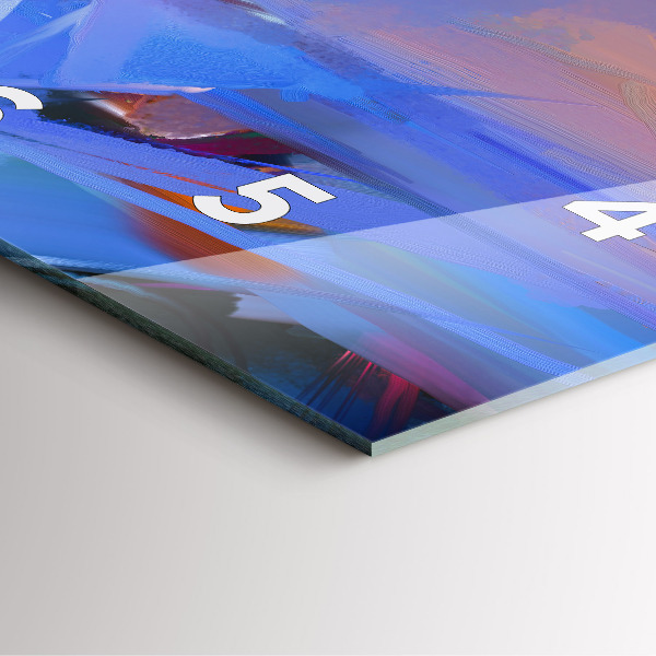 Reloj de pared cuadrado Paisaje marino