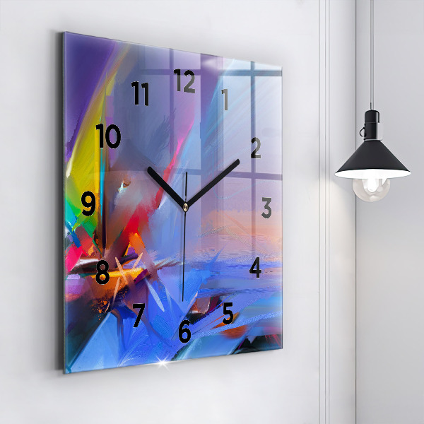 Reloj de pared cuadrado Paisaje marino