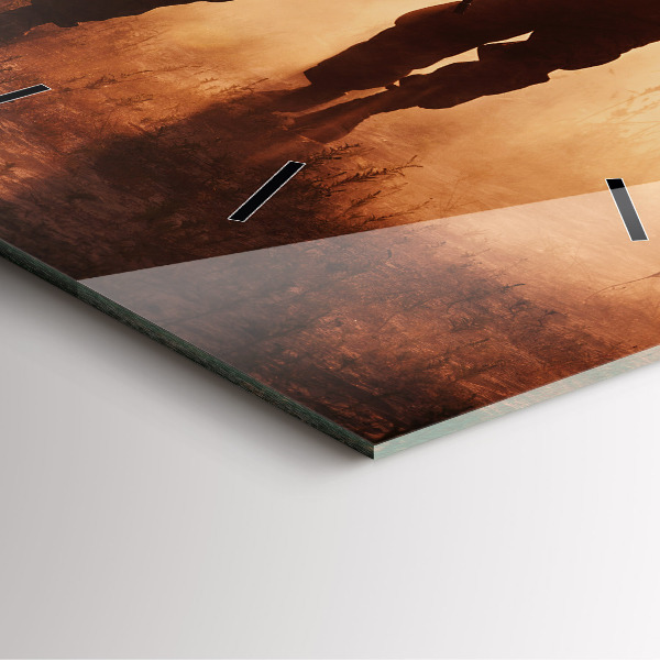 Reloj de pared cuadrado Marines de Estados Unidos