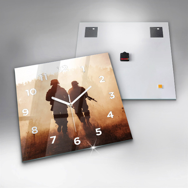 Reloj de pared cuadrado Marines de Estados Unidos