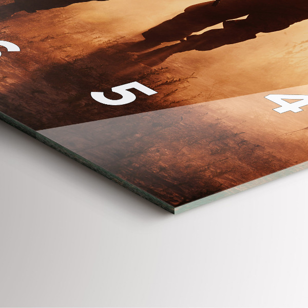 Reloj de pared cuadrado Marines de Estados Unidos