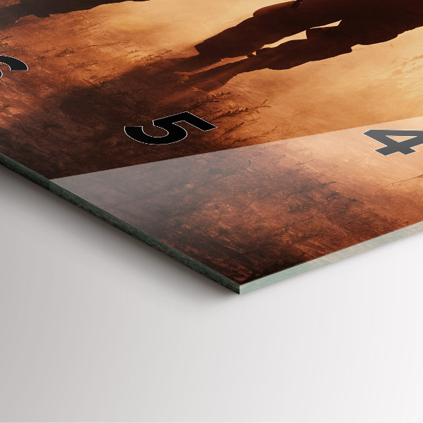 Reloj de pared cuadrado Marines de Estados Unidos