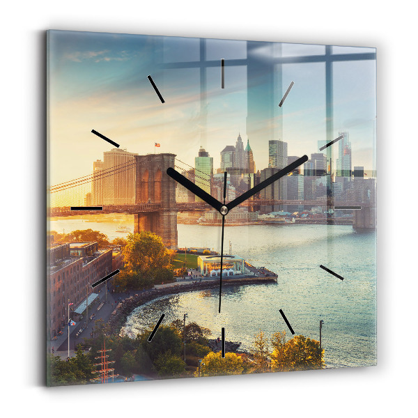 Reloj cuadrado Nueva York Manhattan