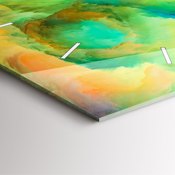 Reloj de pared cuadrado Textura fractal