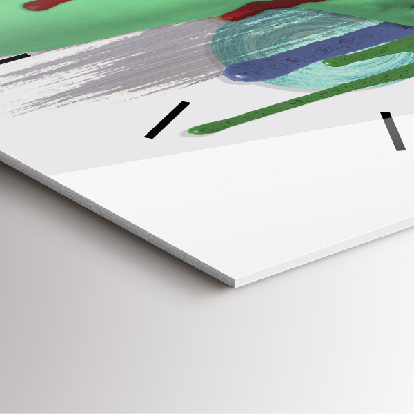 Reloj cuadrado Collage surrealista