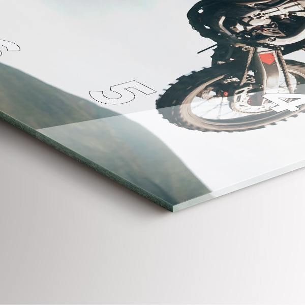 Reloj cuadrado Moto estilo adrenalina