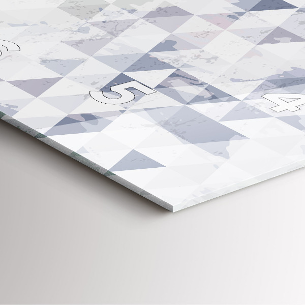 Reloj cuadrado Dibujo geométrico