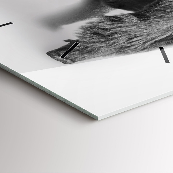 Reloj cuadrado Colección de arte animal