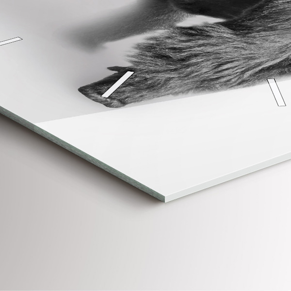 Reloj cuadrado Colección de arte animal