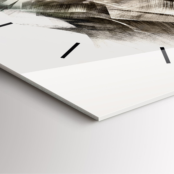 Reloj de pared cuadrado Retrato pintado de un tigre