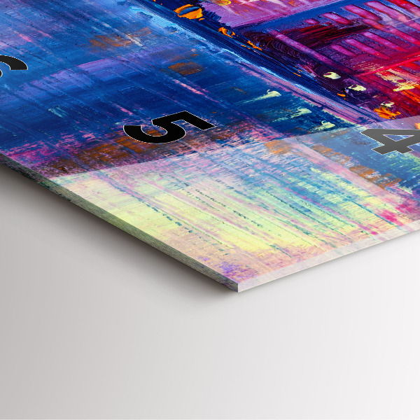 Reloj cuadrado Abstracto de rascacielos