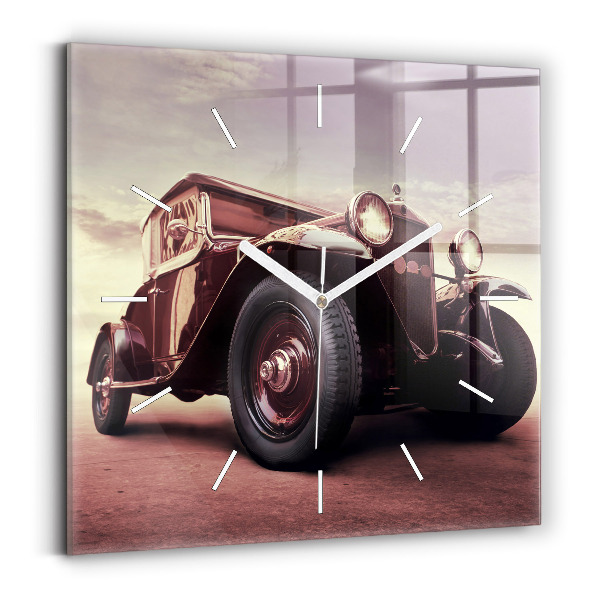 Reloj cuadrado Coche antiguo