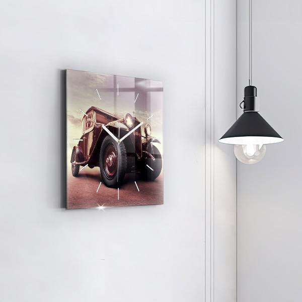 Reloj cuadrado Coche antiguo