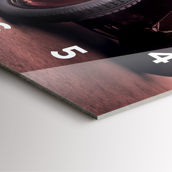 Reloj cuadrado Coche antiguo