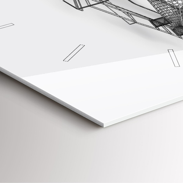 Reloj de pared cuadrado Estructura del coche de F1