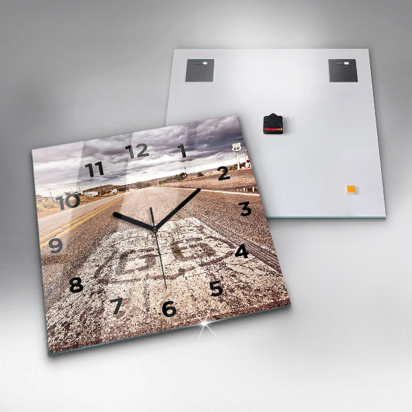 Reloj cuadrado Ruta 66 EE.UU.