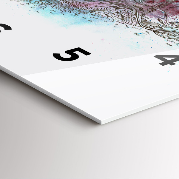 Reloj cuadrado Astronauta abstracto