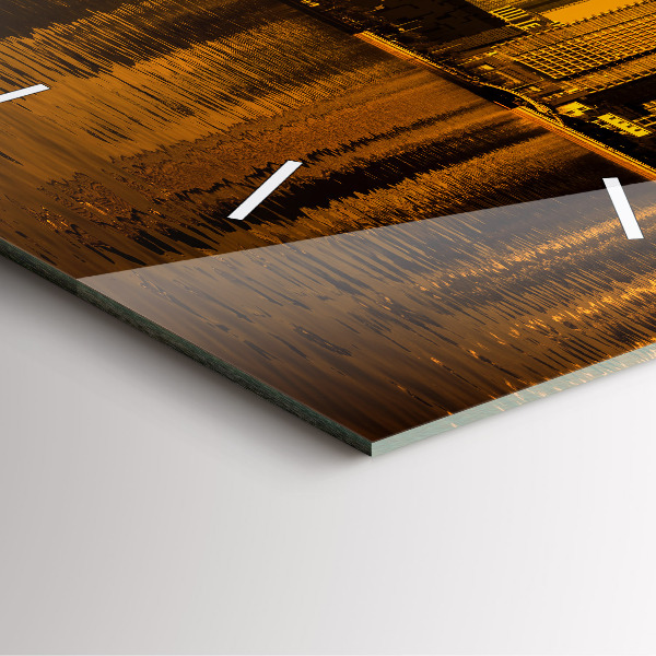 Reloj cuadrado Río Zhujiang China