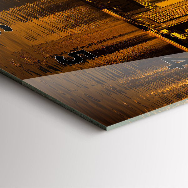 Reloj cuadrado Río Zhujiang China