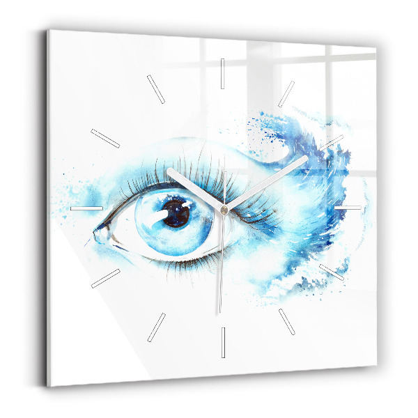 Reloj cuadrado Ojo marino