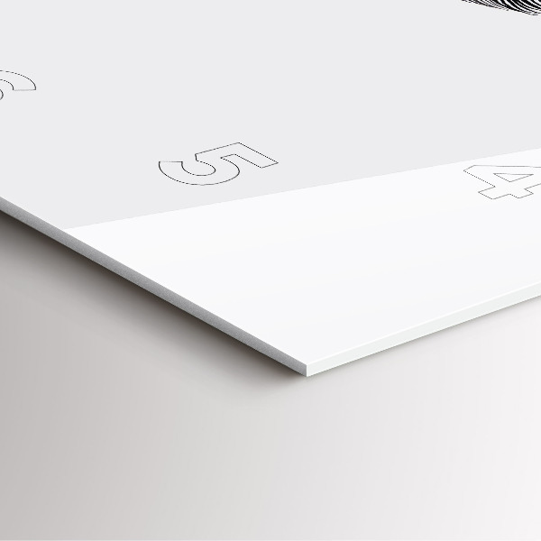 Reloj de pared cuadrado Ojo de hombre abstracto