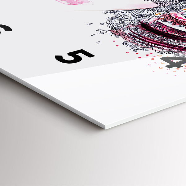 Reloj cuadrado Dulce mujer con pastel