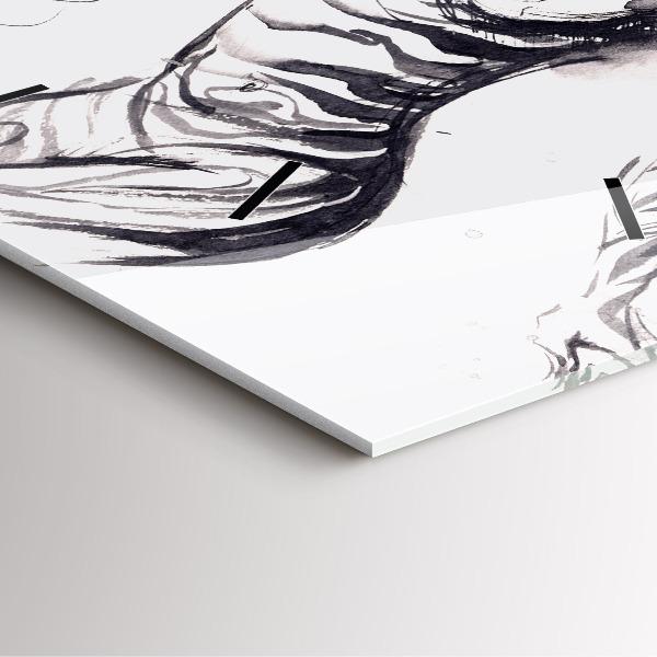 Reloj cuadrado Mujer y cebras