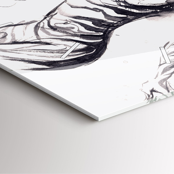 Reloj cuadrado Mujer y cebras