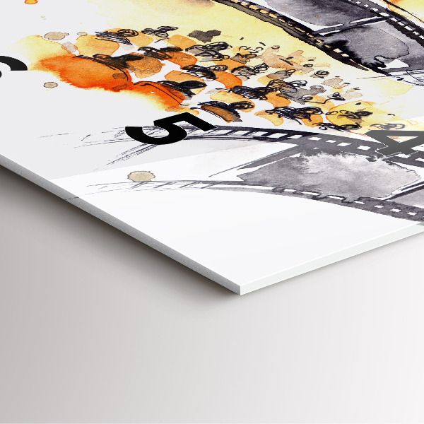 Reloj de pared cuadrado Cámara cinematográfica