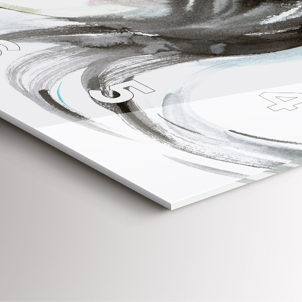 Reloj cuadrado Caballo y mujer abstractos