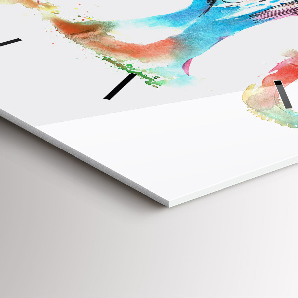 Reloj de pared cuadrado Cultura de la India