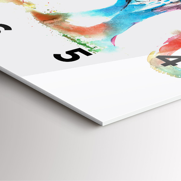 Reloj de pared cuadrado Cultura de la India