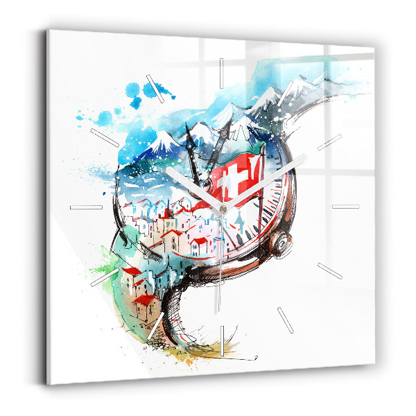 Reloj cuadrado Reloj suizo