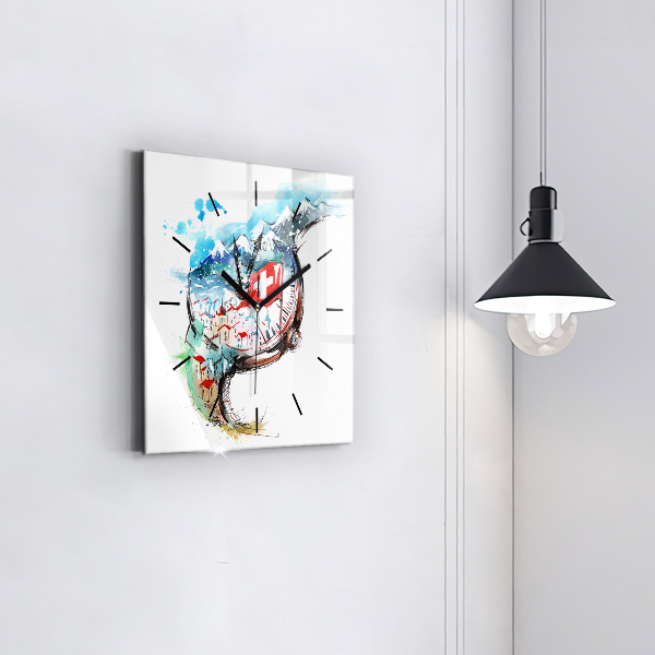 Reloj cuadrado Reloj suizo