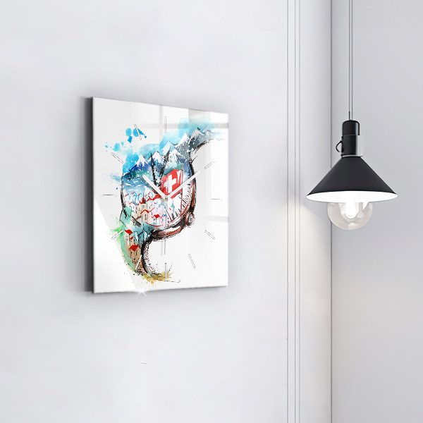 Reloj cuadrado Reloj suizo