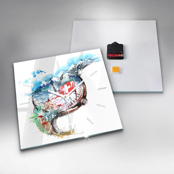 Reloj cuadrado Reloj suizo