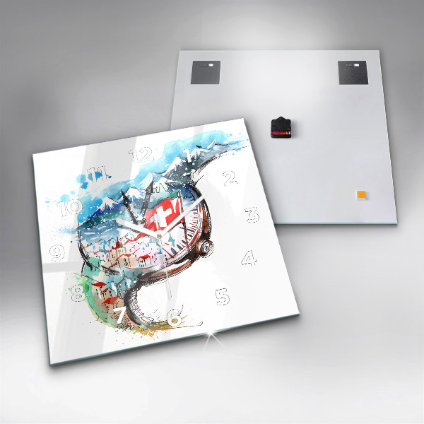 Reloj cuadrado Reloj suizo